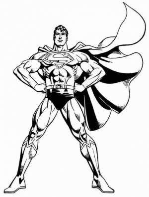 Free Superman Coloring Pages to Print   29825