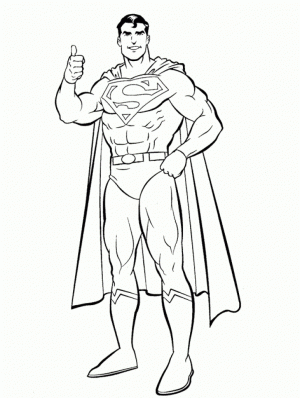 Free Superman Coloring Pages to Print   45580