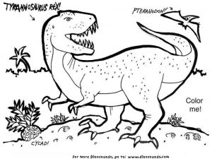 Free T Rex Coloring Pages   46159