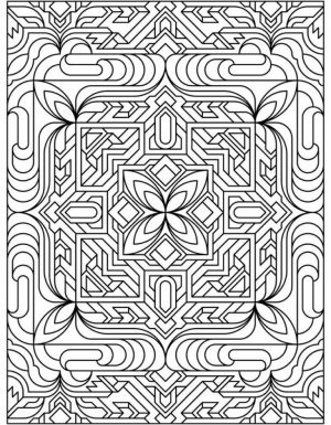 Free Tessellation Coloring Pages Adult Printable   36213