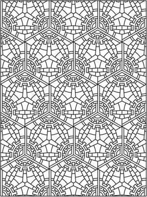 Free Tessellation Coloring Pages Adult Printable   41694