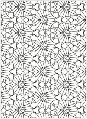 Free Tessellation Coloring Pages Adult Printable   83418