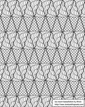 Free Tessellation Coloring Pages Adult Printable   92349