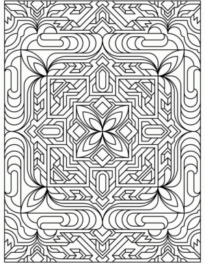 Free Tessellation Coloring Pages for Adults   SX70M