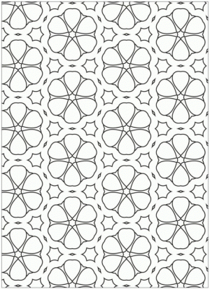 Free Tessellation Coloring Pages for Adults   XUNT3