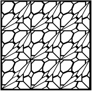Free Tessellation Coloring Pages for Grown Ups   21857