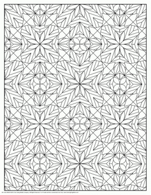 Free Tessellation Coloring Pages for Grown Ups   38293