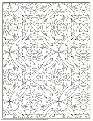 Free Tessellation Coloring Pages for Grown Ups   57925