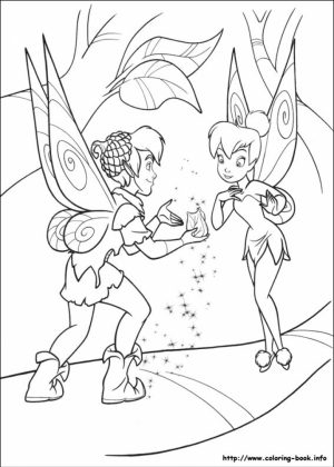 Free Tinkerbell Coloring Pages   31695