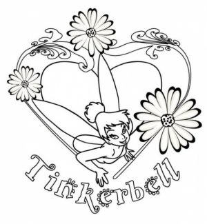 Free Tinkerbell Coloring Pages   66444