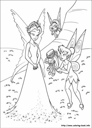 Free Tinkerbell Coloring Pages to Print   64834
