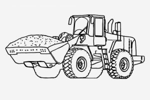 Free Tractor Coloring Pages   34753