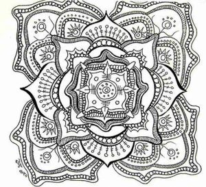 Free Trippy Coloring Pages to Print for Adults   GH6S4