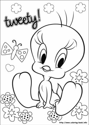 Free Tweety Bird Coloring Pages   25762