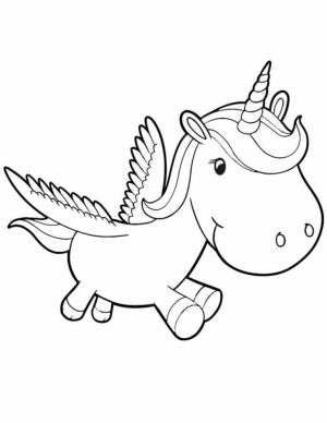 Free Unicorn Coloring Pages   46159