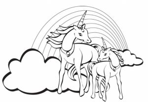 Free Unicorn Coloring Pages   92377