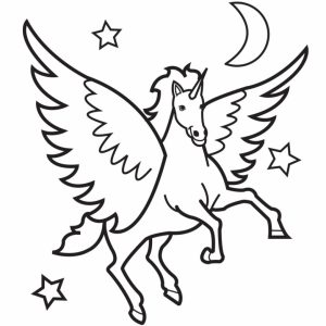 Free Unicorn Coloring Pages to Print   18251