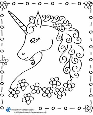 Free Unicorn Coloring Pages to Print   39122