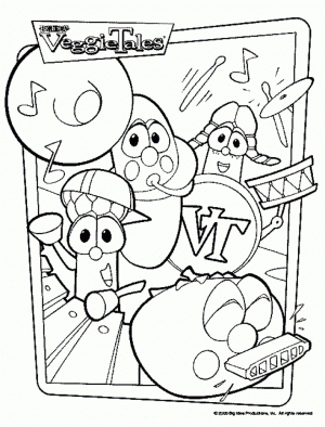 Free Veggie Tales Coloring Pages   18fg6
