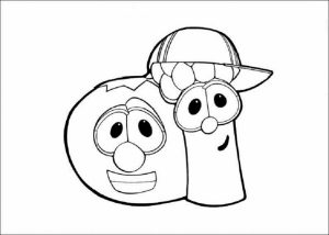 Free Veggie Tales Coloring Pages   t29m4