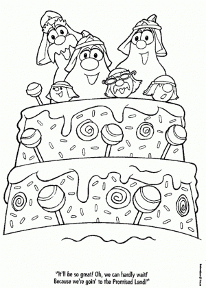 Free Veggie Tales Coloring Pages to Print   v5qom