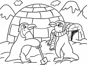 Free Winter Coloring Pages   706101