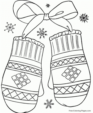 Free Winter Coloring Pages   834914