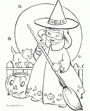 Free Witch Coloring Pages for Toddlers   vnSpN