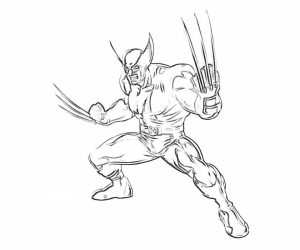 Free Wolverine Coloring Pages for Toddlers   vnSpN