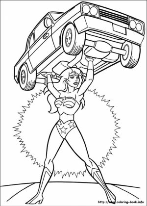 Free Wonder Woman Coloring Pages   18fg7