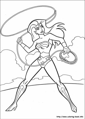 Free Wonder Woman Coloring Pages   72ii5