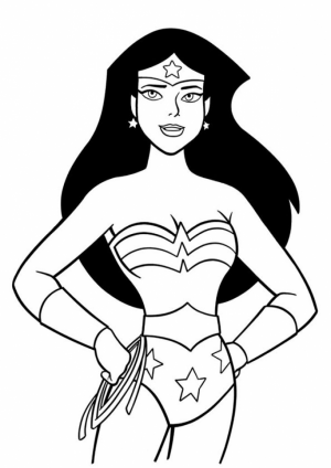Free Wonder Woman Coloring Pages   t29m5
