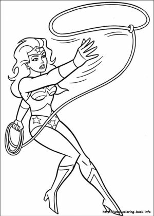 Free Wonder Woman Coloring Pages to Print   590f9