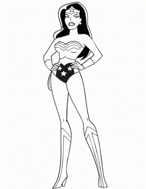 Free Wonder Woman Coloring Pages to Print   rk86j