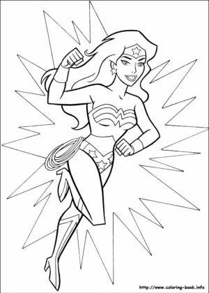 Free Wonder Woman Coloring Pages to Print   v5qom
