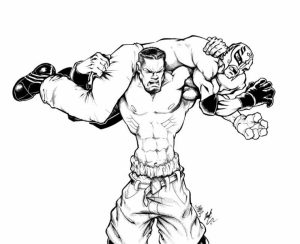 Free WWE Coloring Pages   46302