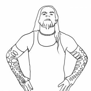Free WWE Coloring Pages   95741
