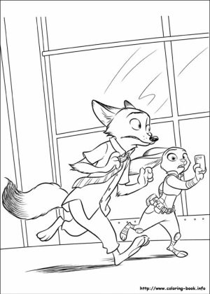 Free Zootopia Coloring Pages   119164