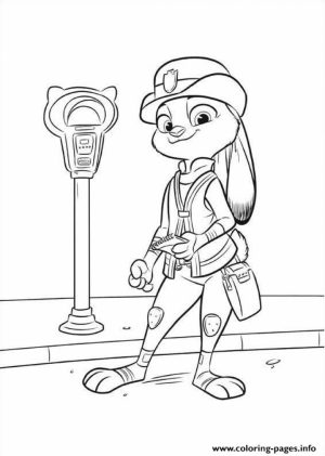 Free Zootopia Coloring Pages   467400