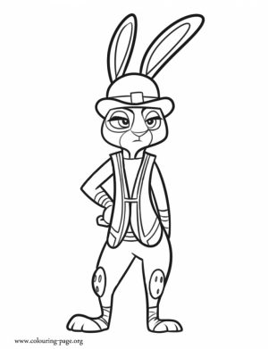 Free Zootopia Coloring Pages   492371