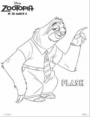 Free Zootopia Coloring Pages   706111