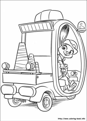 Free Zootopia Coloring Pages   787922