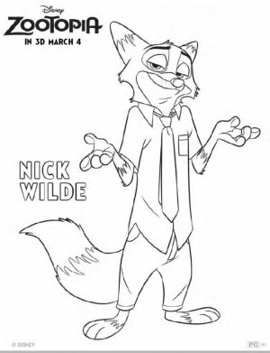Free Zootopia Coloring Pages   834924