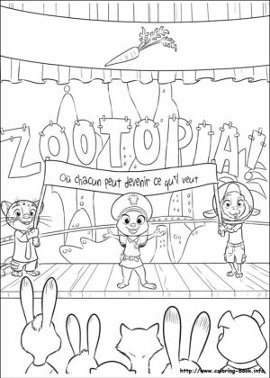 Free Zootopia Coloring Pages to Print   993973