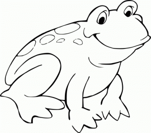 Frog Coloring Pages Free to Print   NU02M