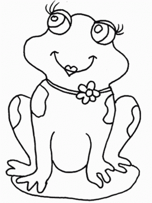 Frog Coloring Pages to Print Online   625N6
