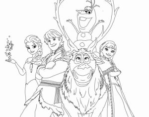 Frozen Coloring Pages Free Printable   434417