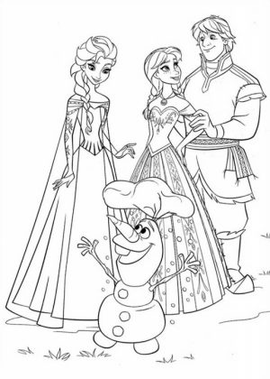 Disney Frozen Coloring Pages