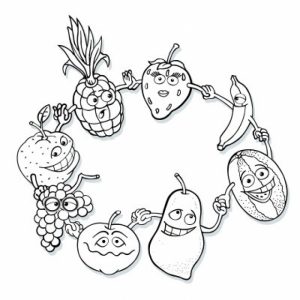 Fruit Coloring Pages Free Printable   17256