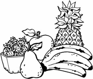 Fruit Coloring Pages Free Printable   27419